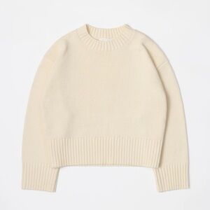 All:row the Asher crew neck sweater in cream